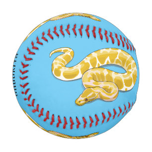 Pelota De Béisbol Ilustracion de personalizado de pitón birmano