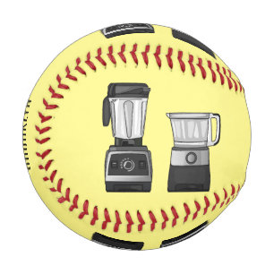Pelota De Béisbol Ilustracion de personalizado de procesador y mezcl