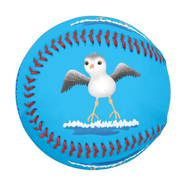 Pelota De Béisbol Ilustracion de personalizado de sandpier de bebé (Anverso izquierdo)