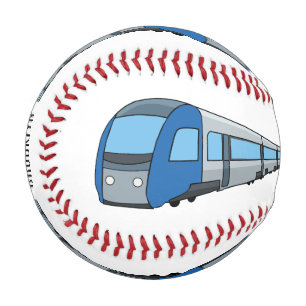 Pelota De Béisbol Ilustracion de personalizado de trenes eléctricos