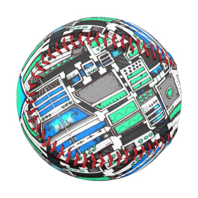 Pelota De Béisbol Ilustración del béisbol (Anverso izquierdo)