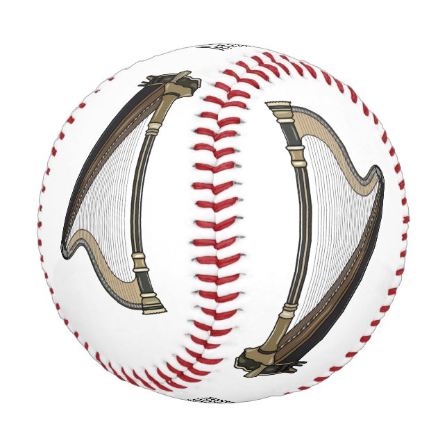 Pelota De Béisbol Ilustracion Harp personalizado (Angular)