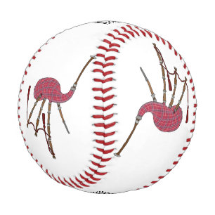 Pelota De Béisbol Ilustracion personalizado Bagpipes