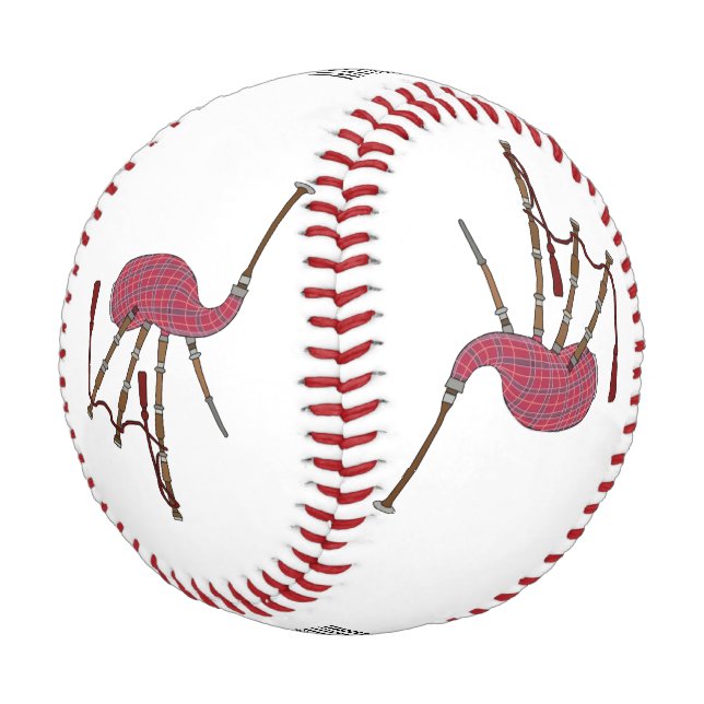 Pelota De Béisbol Ilustracion personalizado Bagpipes (Angular)
