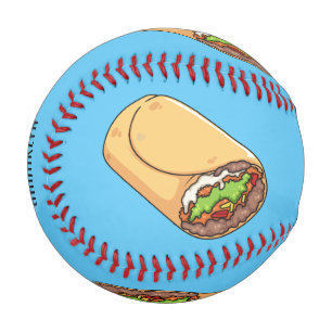 Pelota De Béisbol Ilustracion personalizado Burrito