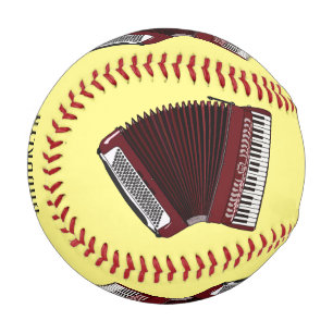 Pelota De Béisbol Ilustracion personalizado de acordeón