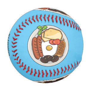 Pelota De Béisbol Ilustracion personalizado de desayuno inglés