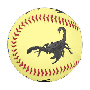 Pelota De Béisbol Ilustracion personalizado de escorpión hambriento 