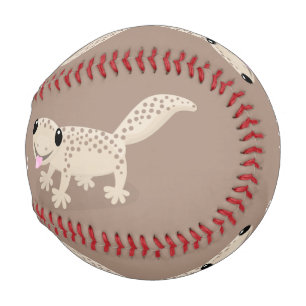 Pelota De Béisbol Ilustracion personalizado de gecko de color marrón