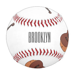Pelota De Béisbol Ilustracion personalizado de guitarra acústica