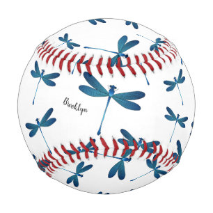 Pelota De Béisbol Ilustracion personalizado de la libélula
