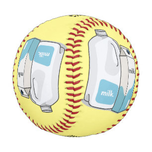 Pelota De Béisbol Ilustracion personalizado de leche