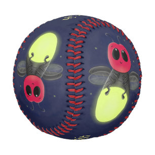 Pelota De Béisbol Ilustracion personalizado de luciérnaga de bichos 