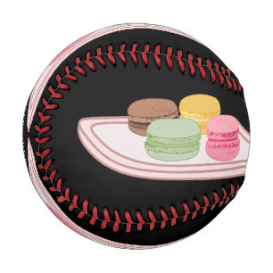 Pelota De Béisbol Ilustracion personalizado de Macaron