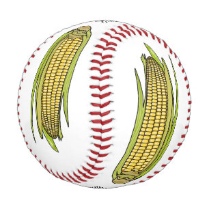 Pelota De Béisbol Ilustracion personalizado de maíz