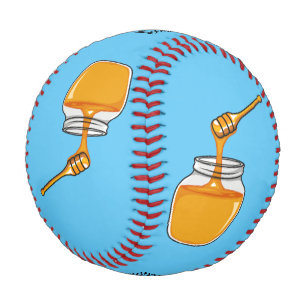 Pelota De Béisbol Ilustracion personalizado de miel