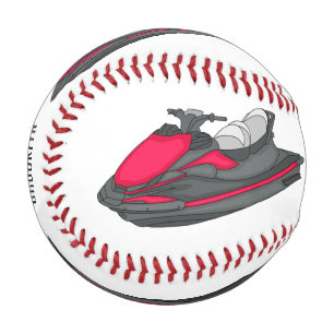 Pelota De Béisbol Ilustracion personalizado de moto acuática