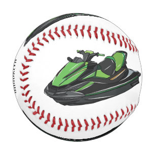 Pelota De Béisbol Ilustracion personalizado de moto acuática