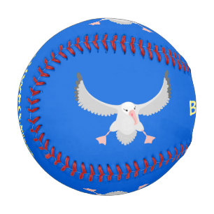 Pelota De Béisbol Ilustracion personalizado de pájaro de albatross