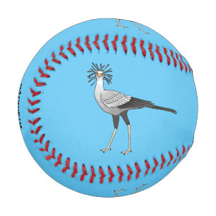 Pelota De Béisbol Ilustracion personalizado de pájaro de Secretario