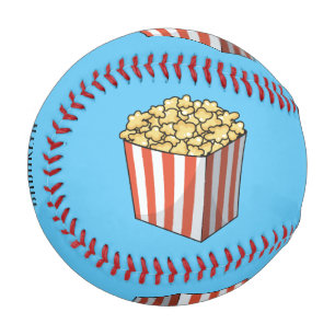 Pelota De Béisbol Ilustracion personalizado de palomitas