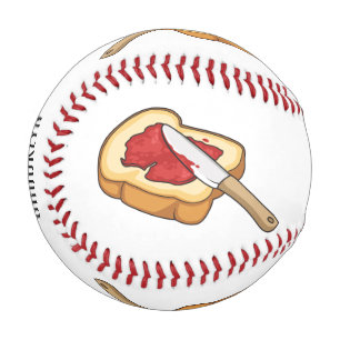 Pelota De Béisbol Ilustracion personalizado de pan y mermelada