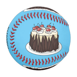 Pelota De Béisbol Ilustracion personalizado de pasteles de la Selva 