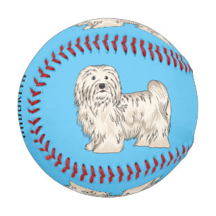 Pelota De Béisbol Ilustracion personalizado de perro de La Habana