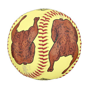 Pelota De Béisbol Ilustracion personalizado de pollo asado