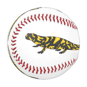 Pelota De Béisbol Ilustracion personalizado de salamandra tigre