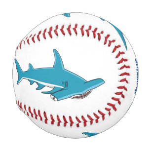 Pelota De Béisbol Ilustracion personalizado de tiburón martillo