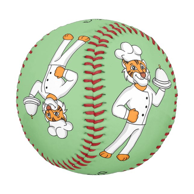 Pelota De Béisbol Ilustracion personalizado de tigre gracioso (Angular)