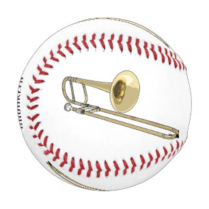 Pelota De Béisbol Ilustracion personalizado de Trombone