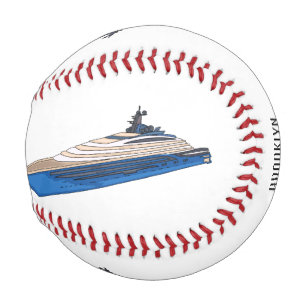 Pelota De Béisbol Ilustracion personalizado de yates