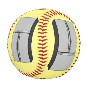 Pelota De Béisbol Ilustracion personalizado frigorífico de puerta fr