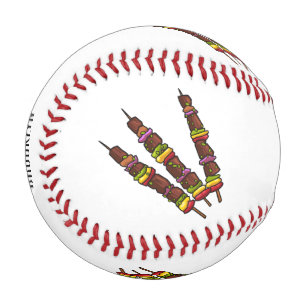 Pelota De Béisbol Ilustracion personalizado kebab o kabob