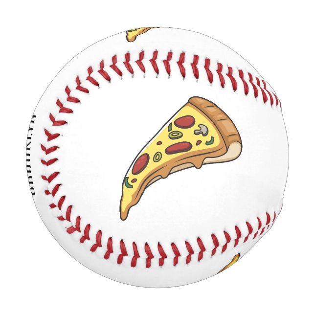 Pelota De Béisbol Ilustracion personalizado Pizza (Anverso izquierdo)