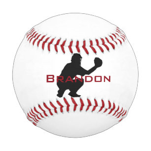 Pelota De Béisbol Imagen de un cazador de béisbol en el Béisbol