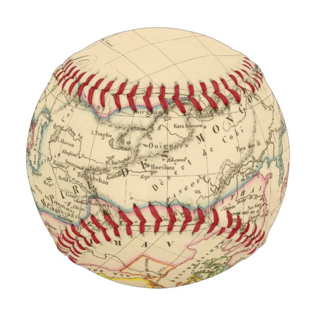 Pelota De Béisbol Imperio de los mongoles (Anverso)