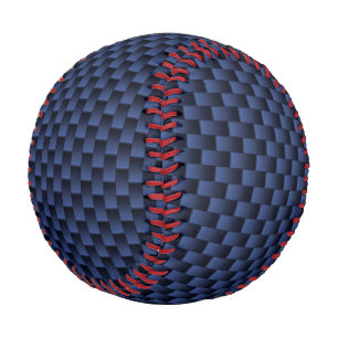 Pelota De Béisbol Impresión de banda de fibra de carbono Royal Blue