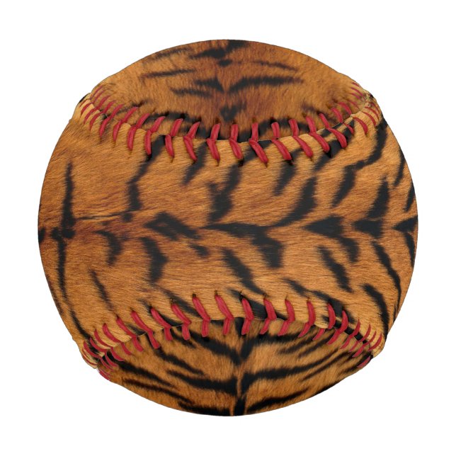 Pelota De Béisbol Impresión de la piel del tigre (Anverso)