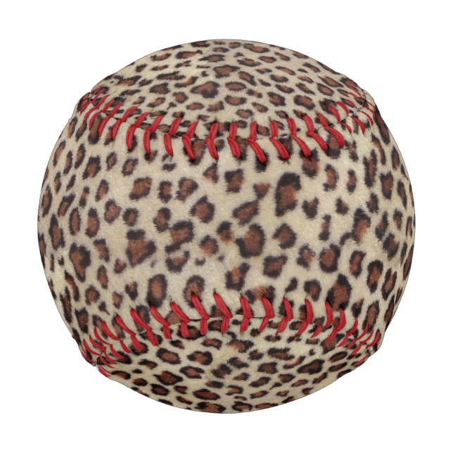 Pelota De Béisbol Impresión de leopardo (Anverso)