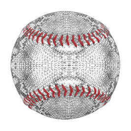 Pelota De Béisbol Impresión de piel de serpiente blanca