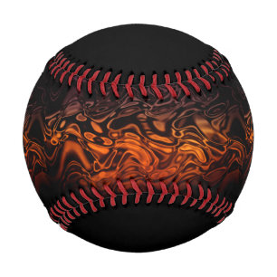 Pelota De Béisbol Incendio - Béisbol-Diseño 3