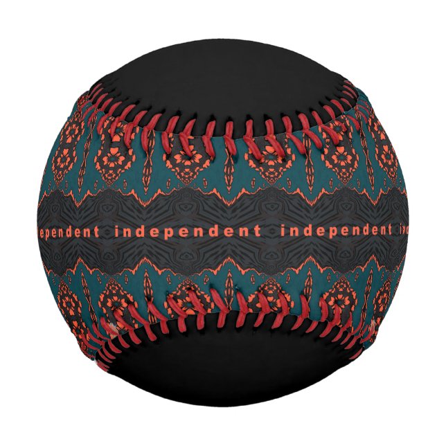Pelota De Béisbol Independiente y orgulloso (Anverso)