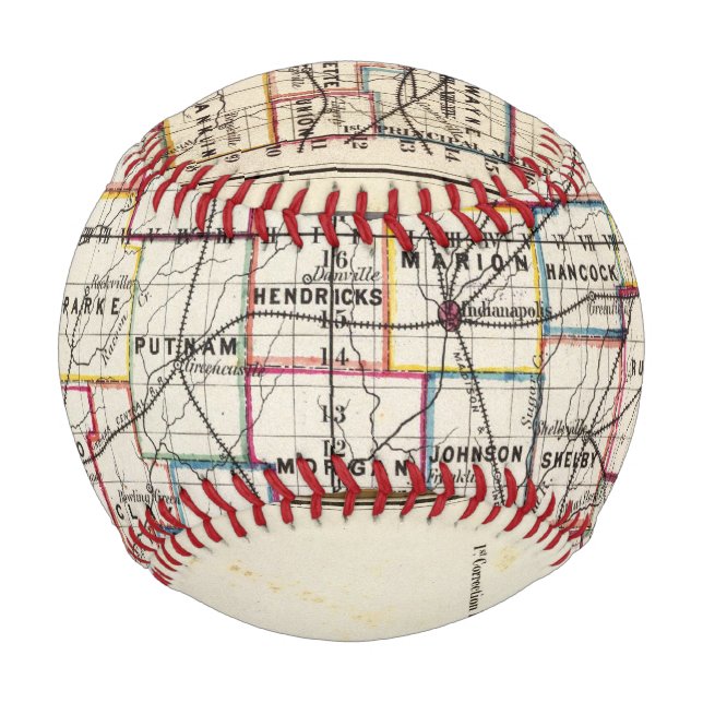 Pelota De Béisbol Indiana 2 (Anverso)