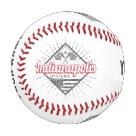 Pelota De Béisbol Indianapolis City Indiana Estados Unidos