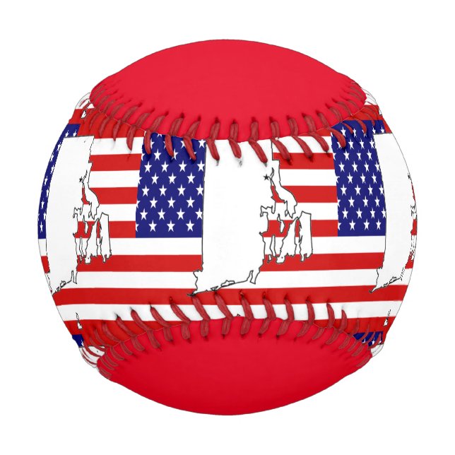 PELOTA DE BÉISBOL ISLA RHODE (Anverso)