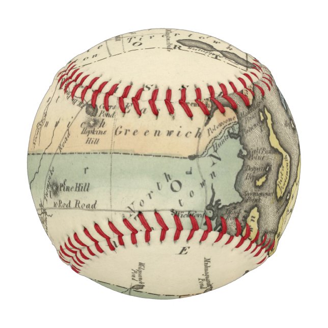 Pelota De Béisbol Isla Rhode (Anverso)