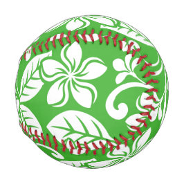 PELOTA DE BÉISBOL ISLAND PLUMERIA (CITRUS GREEN)
